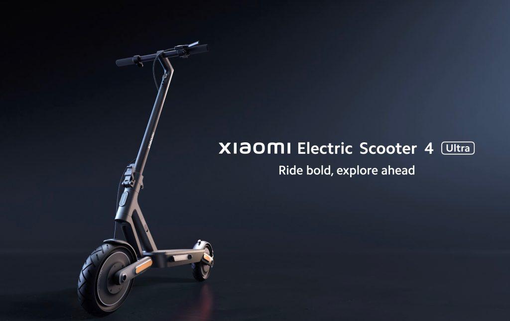 Nieuwe Xiaomi Electric Scooter 4 Ultra gepresenteerd met voorvering